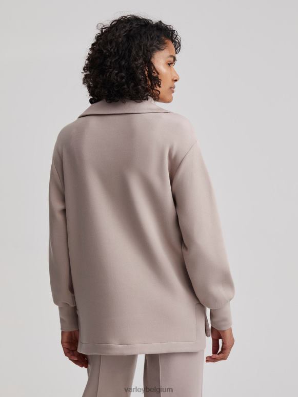 taupe klei vrouwen adair jack met ritssluiting kleding Z8X2P110 Varley