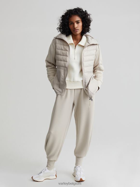 zilveren omlijning vrouwen kerwin jas kleding Z8X2P454 Varley
