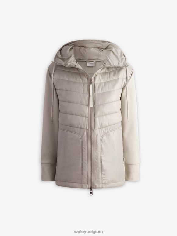 zilveren omlijning vrouwen kerwin jas kleding Z8X2P454 Varley