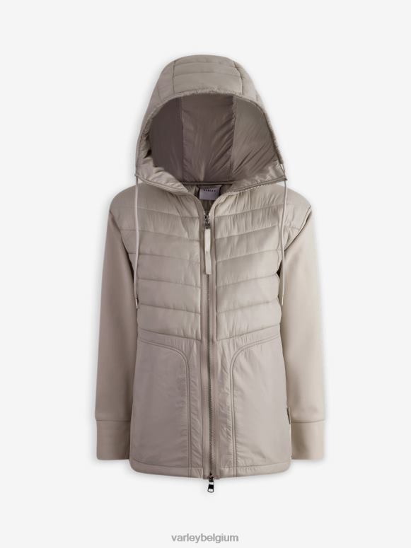 zilveren omlijning vrouwen kerwin jas kleding Z8X2P454 Varley