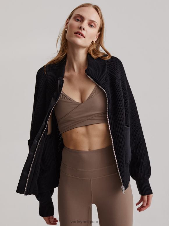 zwart vrouwen delfern jas kleding Z8X2P463 Varley