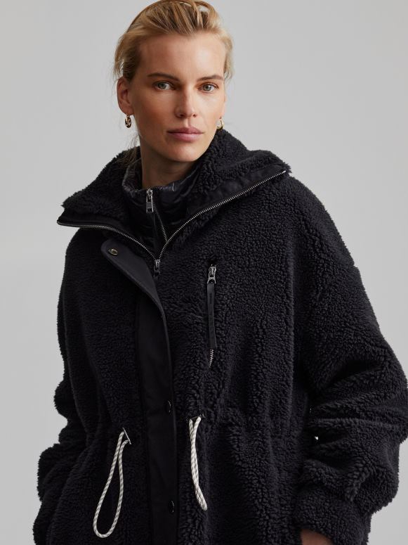 zwart vrouwen jones jas kleding Z8X2P441 Varley