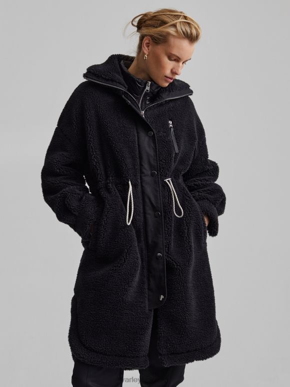 zwart vrouwen jones jas kleding Z8X2P441 Varley
