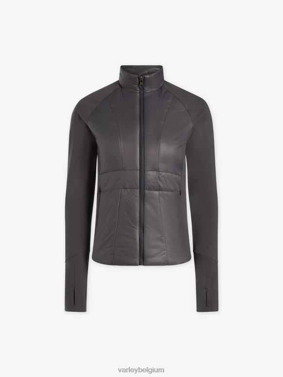 zwartgeblakerde parel vrouwen bretagne jas kleding Z8X2P171 Varley
