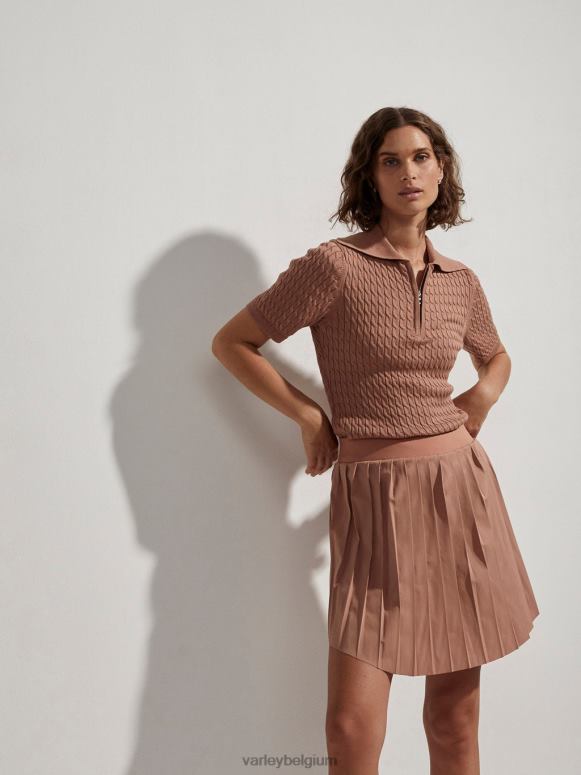 mokka mousse vrouwen Lillian off-court polo kleding Z8X2P142 Varley