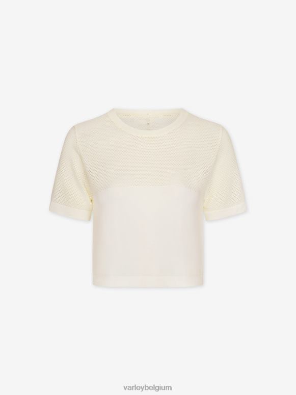 zilverreiger vrouwen paden cropped tee kleding Z8X2P252 Varley