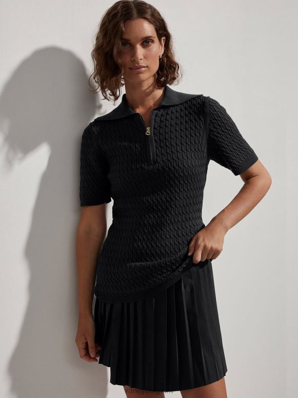 zwart vrouwen Lillian off-court polo kleding Z8X2P141 Varley