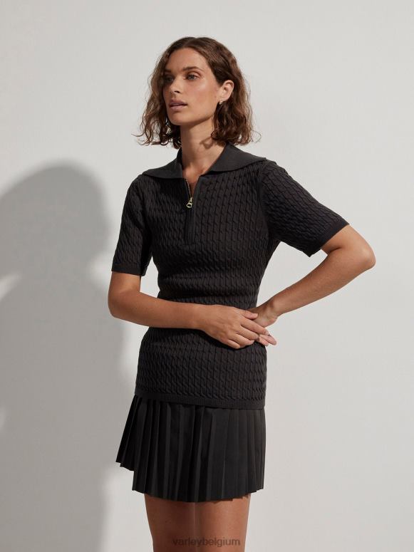zwart vrouwen Lillian off-court polo kleding Z8X2P141 Varley