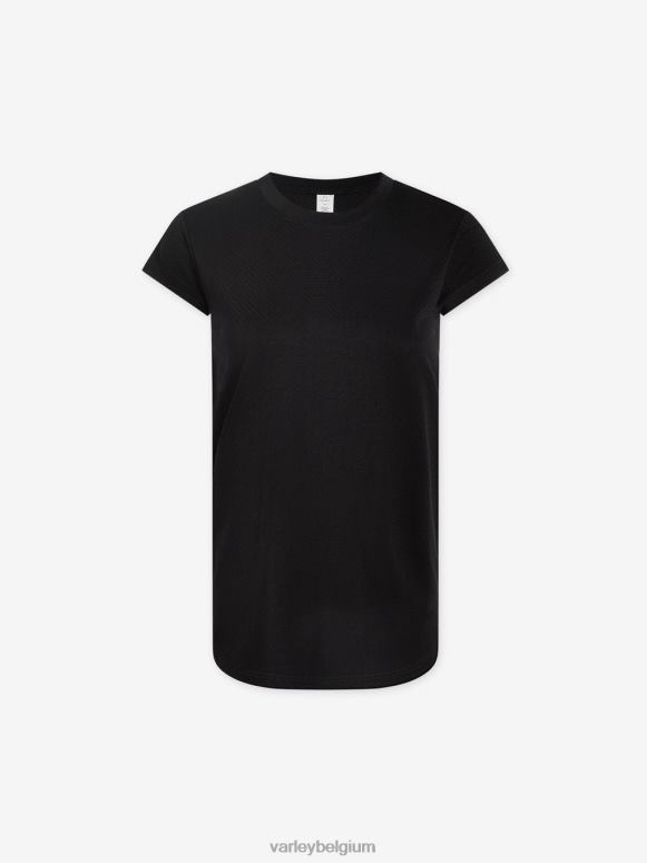 zwart vrouwen jade naadloos T-shirt kleding Z8X2P122 Varley
