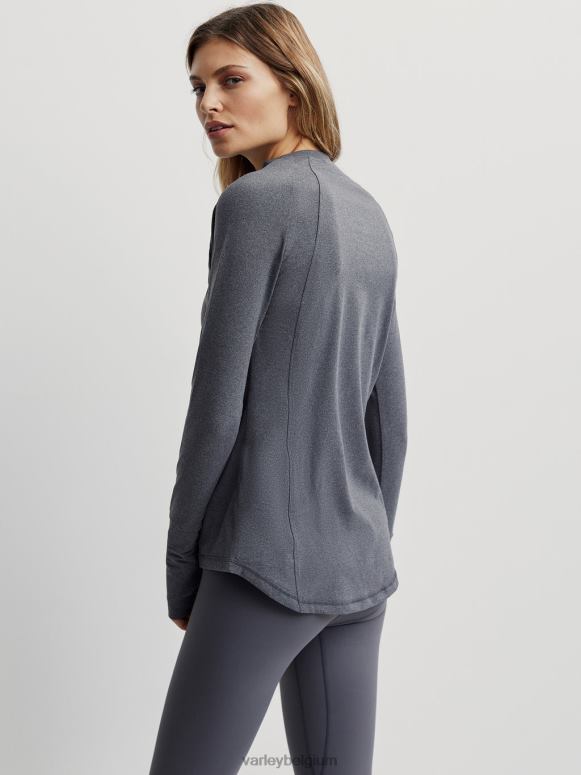 houtskool mergel vrouwen bradford actief topje kleding Z8X2P244 Varley