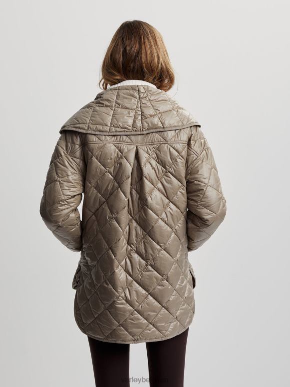 gevallen rots vrouwen Foster gewatteerde jas kleding Z8X2P434 Varley