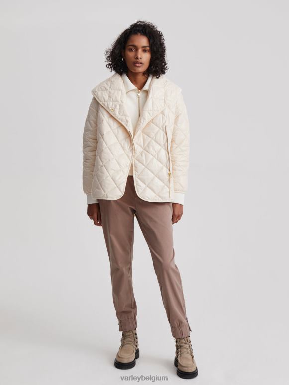 witkop grijs vrouwen Foster gewatteerde jas kleding Z8X2P435 Varley