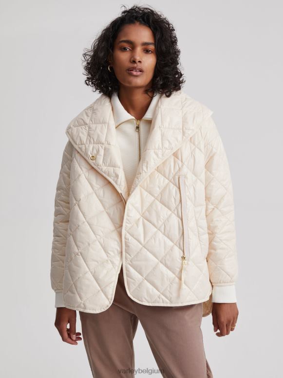 witkop grijs vrouwen Foster gewatteerde jas kleding Z8X2P435 Varley