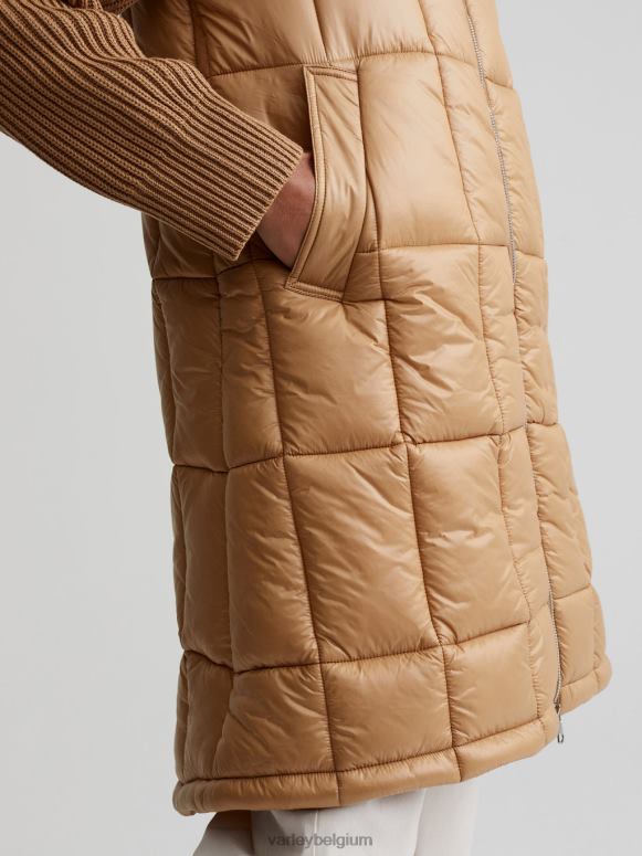 woestijnzand vrouwen Mayten gebreid pufferjack kleding Z8X2P451 Varley