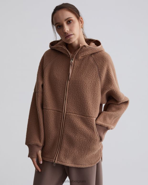 chanterelle vrouwen raley fleece met rits kleding Z8X2P469 Varley