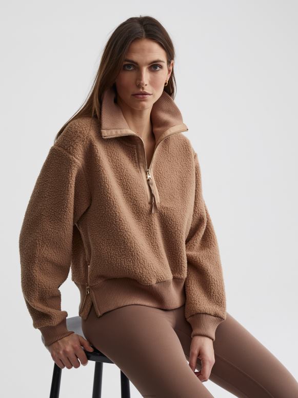 chanterelle vrouwen roselle fleece met halve rits kleding Z8X2P234 Varley