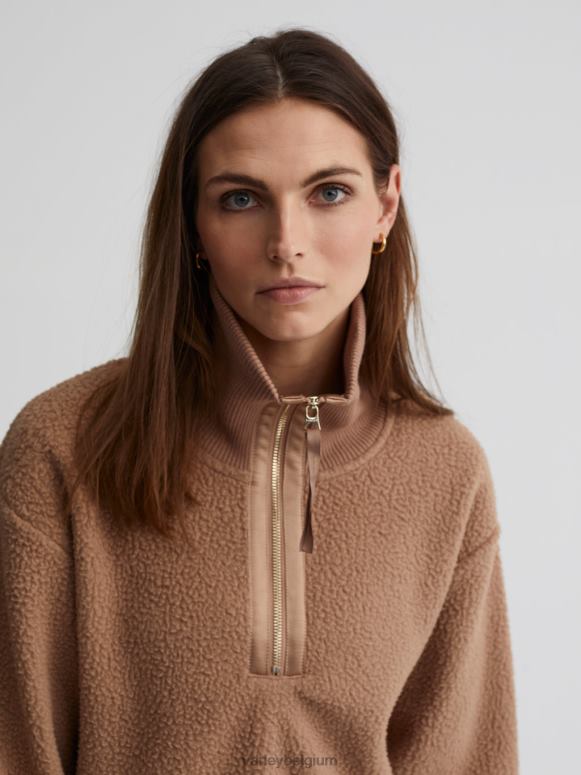 chanterelle vrouwen roselle fleece met halve rits kleding Z8X2P234 Varley