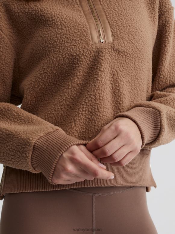 chanterelle vrouwen roselle fleece met halve rits kleding Z8X2P234 Varley