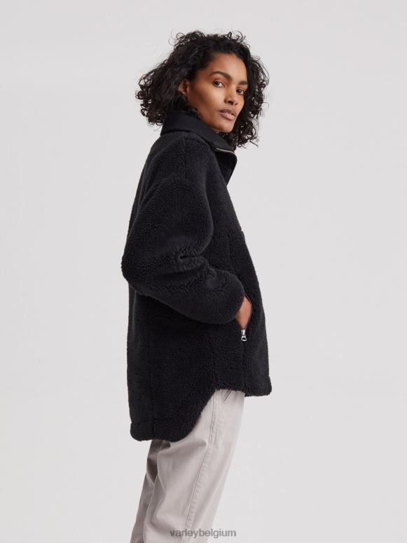 zwart vrouwen stratton jas kleding Z8X2P427 Varley