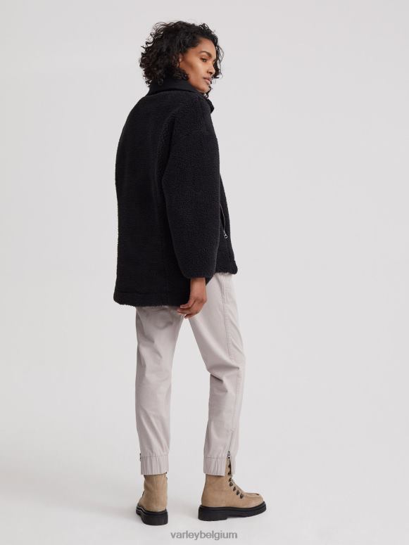 zwart vrouwen stratton jas kleding Z8X2P427 Varley