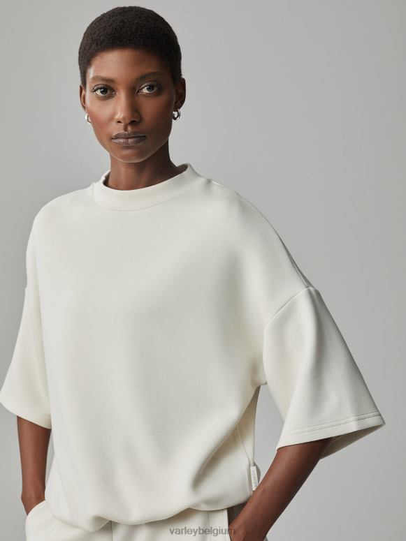berk vrouwen alden sweater met korte mouwen kleding Z8X2P39 Varley