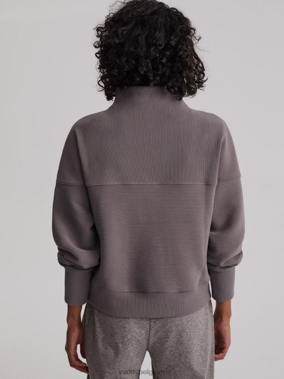 diepe houtskool vrouwen acadia pullover met halve rits kleding Z8X2P203 Varley