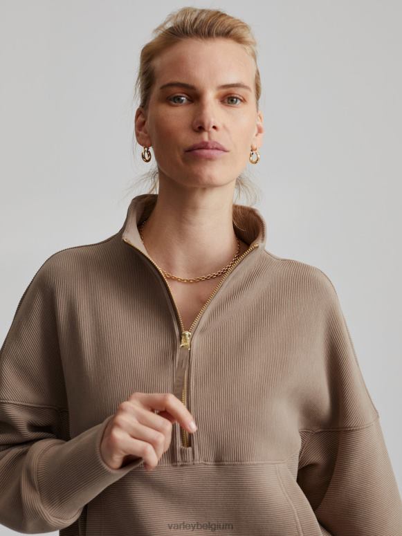fossiel vrouwen acadia pullover met halve rits kleding Z8X2P204 Varley