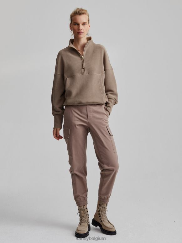 fossiel vrouwen acadia pullover met halve rits kleding Z8X2P204 Varley