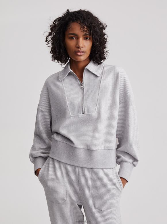 grijze mergel vrouwen blair pullover met halve rits kleding Z8X2P196 Varley