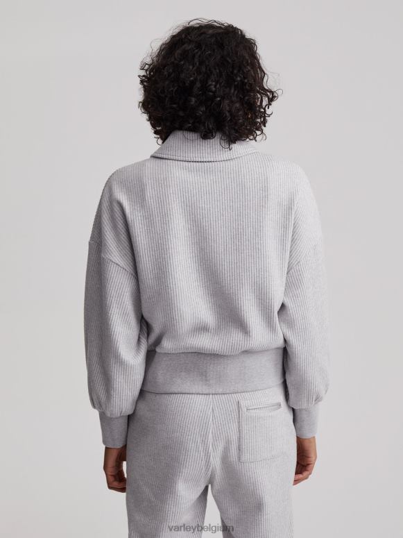 grijze mergel vrouwen blair pullover met halve rits kleding Z8X2P196 Varley
