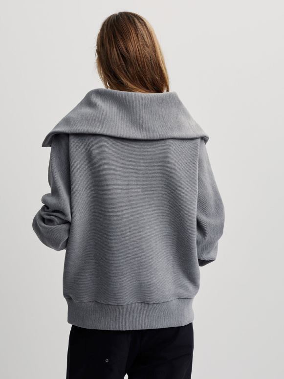 grijze mergel vrouwen wijnstok pullover met halve rits kleding Z8X2P90 Varley