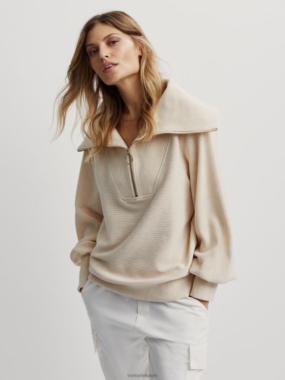 havermout mergel vrouwen wijnstok pullover met halve rits kleding Z8X2P91 Varley