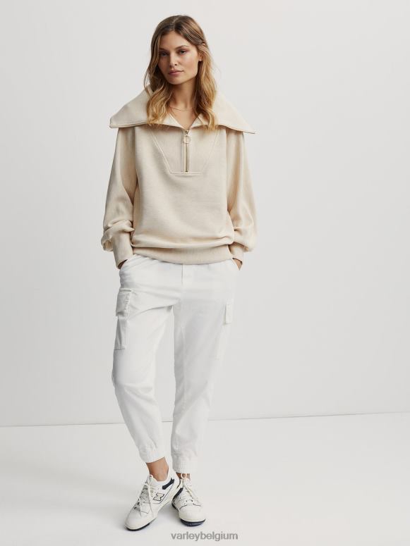 havermout mergel vrouwen wijnstok pullover met halve rits kleding Z8X2P91 Varley