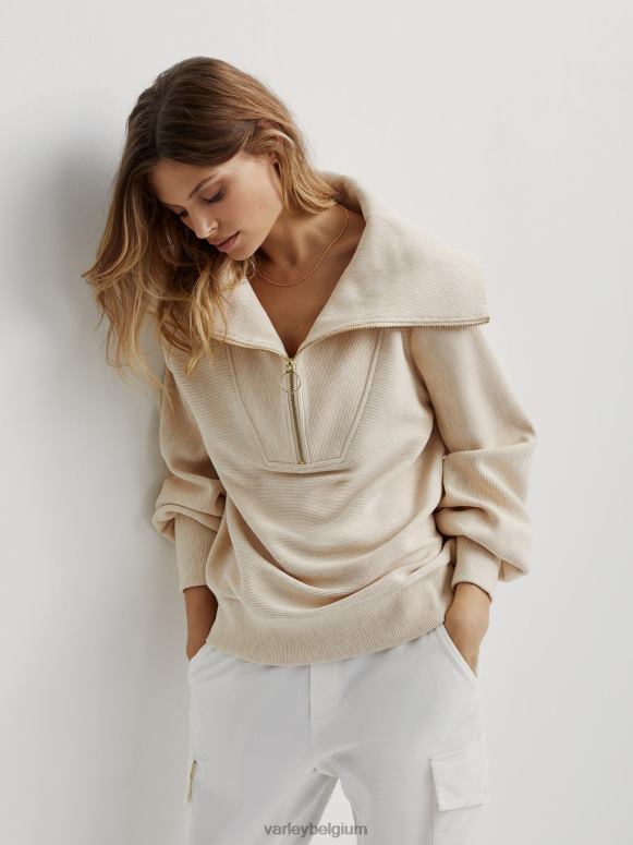havermout mergel vrouwen wijnstok pullover met halve rits kleding Z8X2P91 Varley