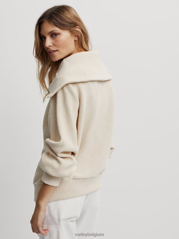 havermout mergel vrouwen wijnstok pullover met halve rits kleding Z8X2P91 Varley