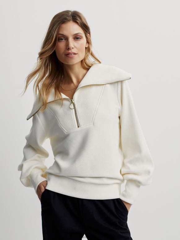 ivoor vrouwen wijnstok pullover met halve rits kleding Z8X2P88 Varley