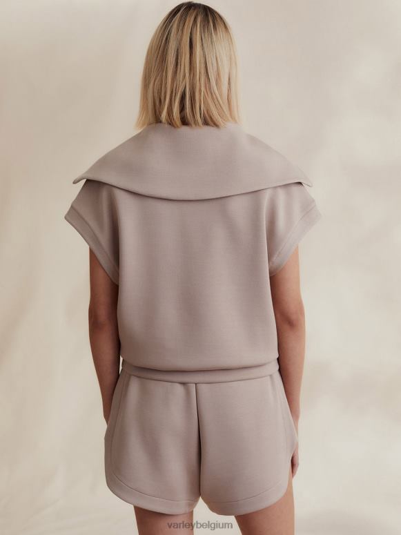 licht taupe vrouwen rechts halfzip sweat kleding Z8X2P32 Varley