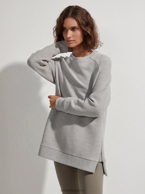 lichtgrijs gemêleerd vrouwen zweten bemannen kleding Z8X2P101 Varley