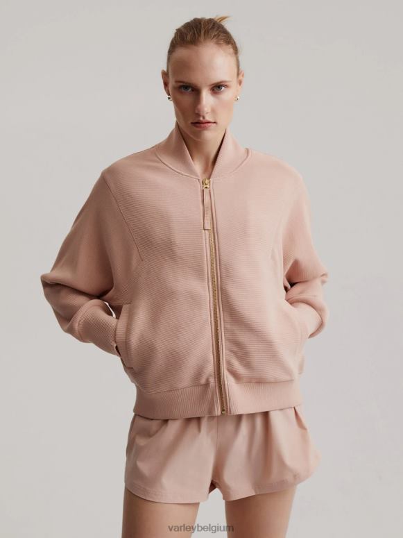 mahonie roos vrouwen alia zip-through sweat kleding Z8X2P158 Varley