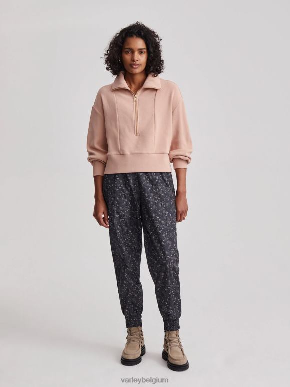 mahonie roos vrouwen ramona pullover met halve rits kleding Z8X2P146 Varley