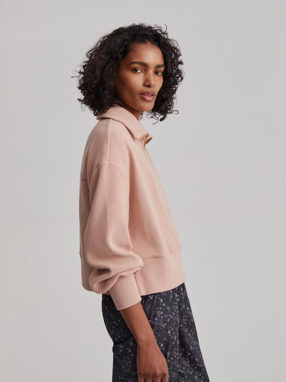 mahonie roos vrouwen ramona pullover met halve rits kleding Z8X2P146 Varley