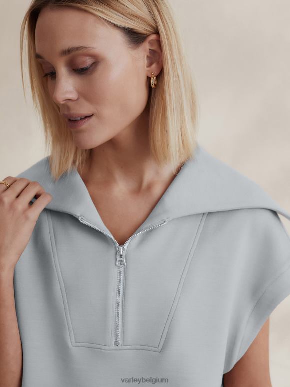 parel blauw vrouwen rechts halfzip sweat kleding Z8X2P33 Varley