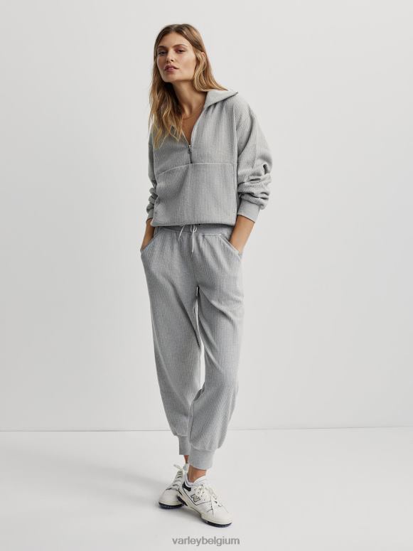 salie heide mergel vrouwen cyrus pullover met halve rits kleding Z8X2P228 Varley