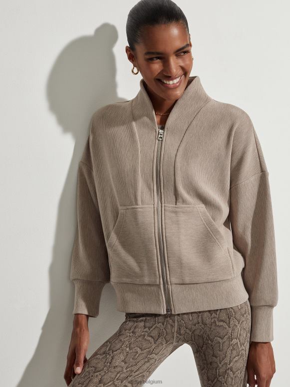taupe mergel vrouwen rosanne doorlopende sweater kleding Z8X2P109 Varley