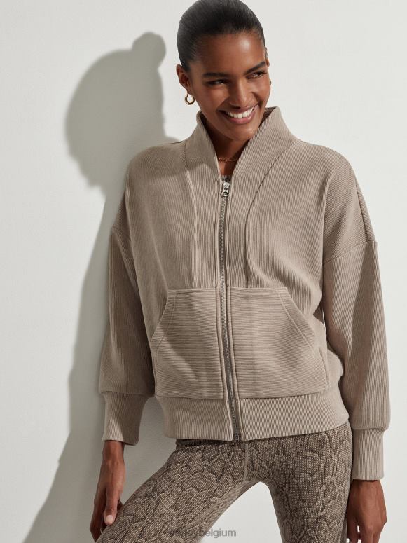 taupe mergel vrouwen rosanne doorlopende sweater kleding Z8X2P109 Varley