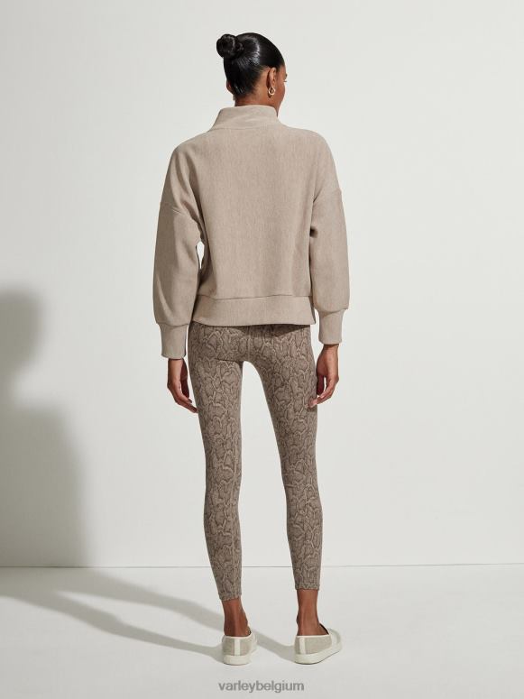 taupe mergel vrouwen rosanne doorlopende sweater kleding Z8X2P109 Varley