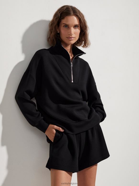 zwart vrouwen Hawley sweater met halve rits kleding Z8X2P84 Varley