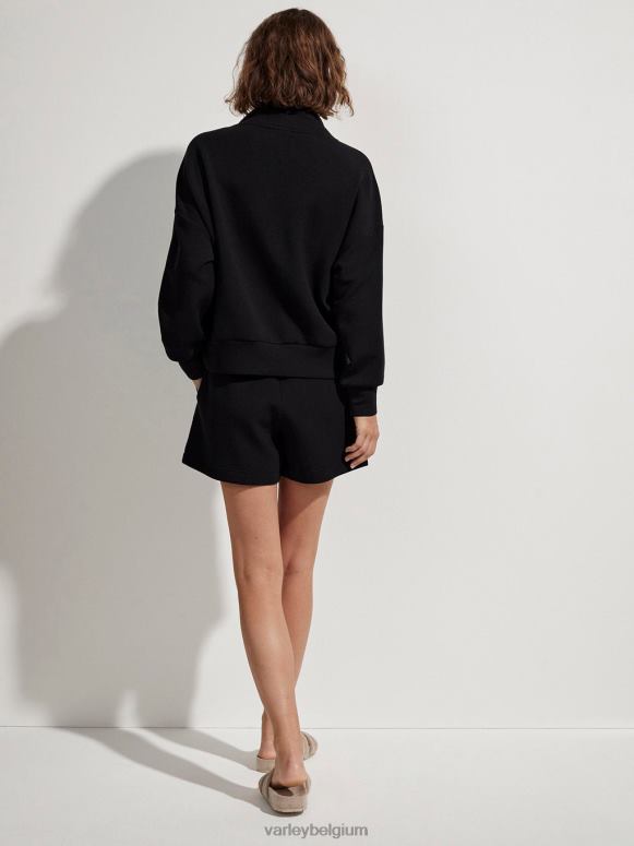 zwart vrouwen Hawley sweater met halve rits kleding Z8X2P84 Varley