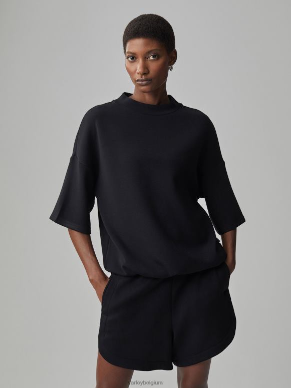 zwart vrouwen alden sweater met korte mouwen kleding Z8X2P40 Varley