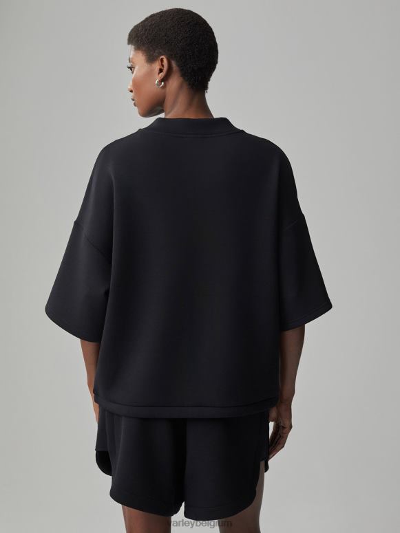 zwart vrouwen alden sweater met korte mouwen kleding Z8X2P40 Varley
